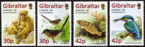 Poštovní známky Gibraltar 1999 Evropa CEPT, národní parky Mi# 852-55 Kat 8€