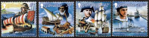 Poštovní známky Gibraltar 1999 Dìjiny námoønictví Mi# 871-74 Kat 8€