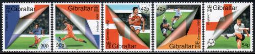 Poštovní známky Gibraltar 2000 ME ve fotbale Mi# 909-13 Kat 9.50€