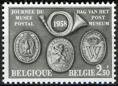 Poštovní známka Belgie 1958 Den Poštovního muzea Mi# 1093
