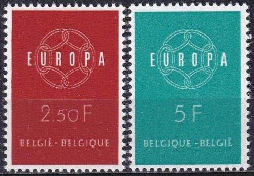 Poštovní známky Belgie 1959 Evropa CEPT Mi# 1164-65