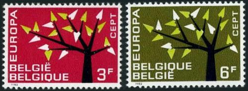 Potovn znmky Belgie 1962 Evropa CEPT Mi# 1282-83