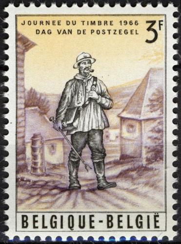 Poštovní známka Belgie 1966 Listonoš Mi# 1420