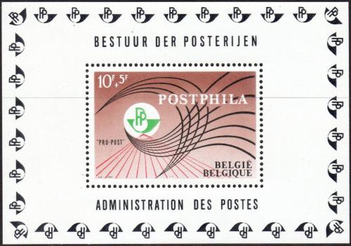 Potovn znmka Belgie 1967 Vstava Postphila Mi# Block 38