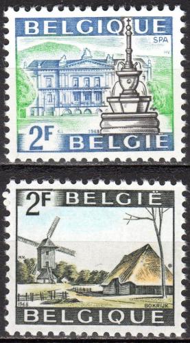 Potovn znmky Belgie 1968 Pamtihodnosti Mi# 1521-22 - zvtit obrzek