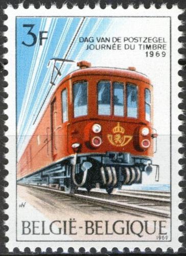 Potovn znmka Belgie 1969 Elektrick lokomotiva Mi# 1545 - zvtit obrzek