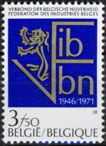 Potovn znmka Belgie 1971 Svaz belgickho prmyslu, 25. vro Mi# 1661