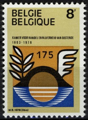 Poštovní známka Belgie 1978 Obchodní a prùmyslová komora Ostende, 175. výroèí Mi# 1941