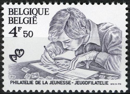 Poštovní známka Belgie 1978 Mládež a filatelie Mi# 1964