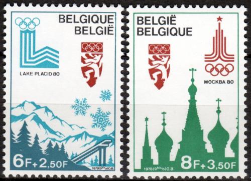 Poštovní známky Belgie 1978 Olympijské hry Mi# 1965-66
