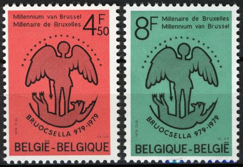 Poštovní známky Belgie 1979 Brusel, 1000. výroèí Mi# 1977-78