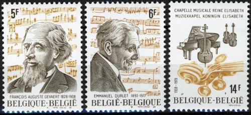 Poštovní známky Belgie 1979 Hudba Mi# 2003-05