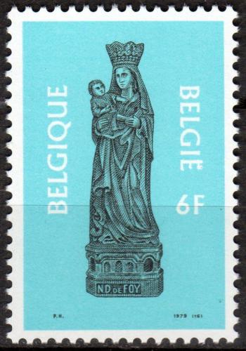 Poštovní známka Belgie 1979 Vánoce, socha Panny Marie Mi# 2006