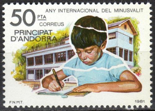 Poštovní známka Andorra Šp. 1981 Mezinárodní rok postižených Mi# 141