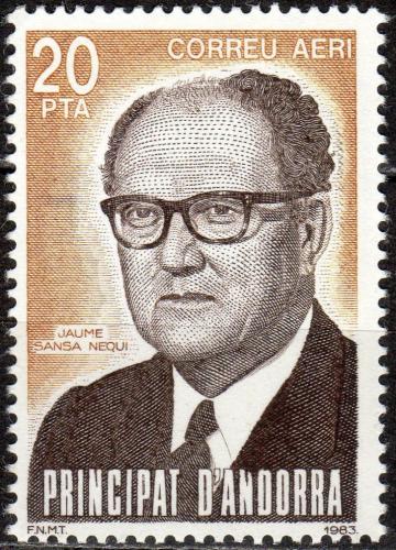Poštovní známka Andorra Šp. 1983 Jaume Sansa Nequi Mi# 170