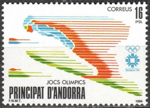 Poštovní známka Andorra Šp. 1984 ZOH Sarajevo Mi# 173
