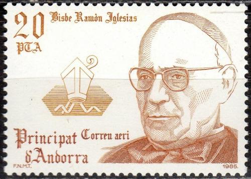Poštovní známka Andorra Šp. 1985 Kníže Ramòn Iglesias i Navarri Mi# 183