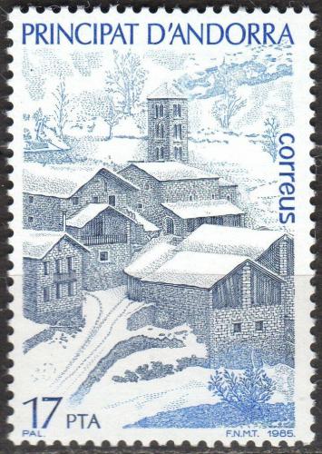 Potovn znmka Andorra p. 1985 Vesnice Pal Mi# 185