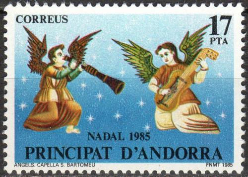 Poštovní známka Andorra Šp. 1985 Vánoce Mi# 186