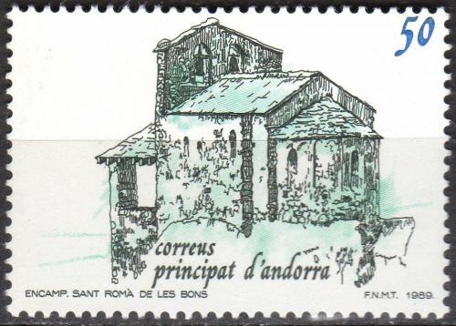 Poštovní známka Andorra Šp. 1989 Kaple Sant Romà de les Bons Mi# 211
