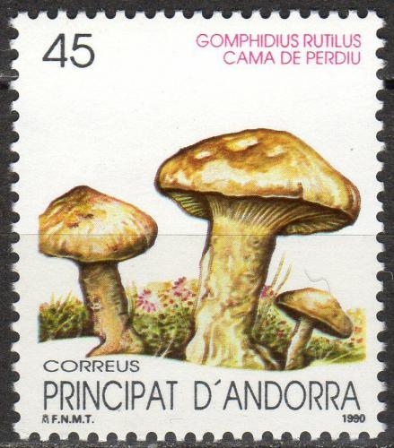 Poštovní známka Andorra Šp. 1990 Slizák lepkavý Mi# 216