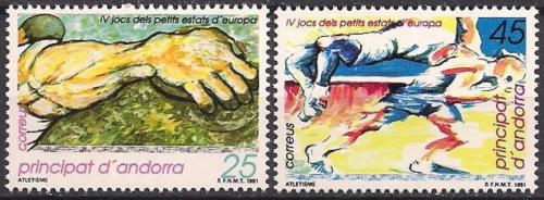 Poštovní známky Andorra Šp. 1991 Sport Mi# 219-20