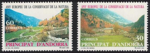 Poštovní známky Andorra Šp. 1995 Ochrana pøírody Mi# 241-42