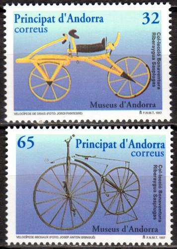 Poštovní známky Andorra Šp. 1997 Stará kola Mi# 251-52