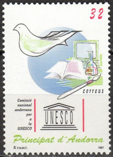 Poštovní známka Andorra Šp. 1997 UNESCO Mi# 254