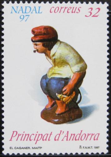 Poštovní známka Andorra Šp. 1997 Vánoce, Caganer Mi# 255