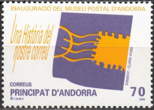Poštovní známka Andorra Šp. 1998 Otevøení Poštovního muzea v Ordino Mi# 261