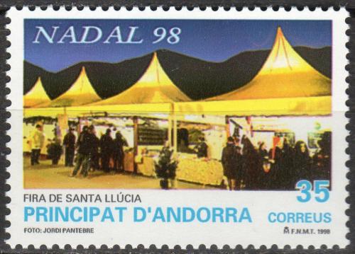 Poštovní známka Andorra Šp. 1998 Vánoèní trhy Mi# 262