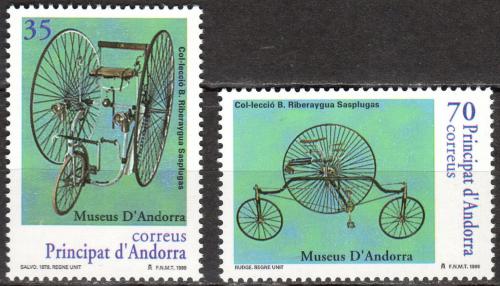Poštovní známky Andorra Šp. 1999 Stará kola Mi# 263-64