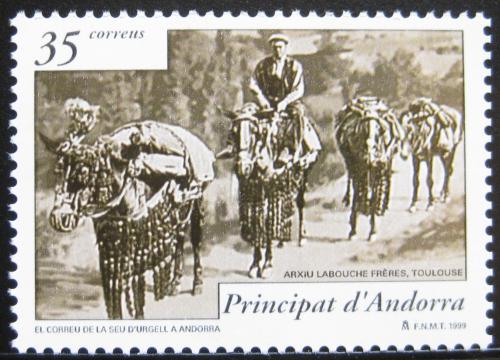 Poštovní známka Andorra Šp. 1999 Historie pošty Mi# 265