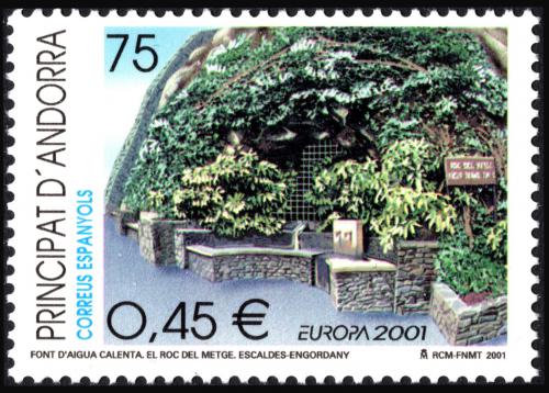 Poštovní známka Andorra Šp. 2001 Evropa CEPT, voda Mi# 280