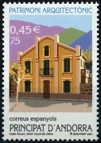 Poštovní známka Andorra Šp. 2001 Palau, Sant Julià de Lòria Mi# 281