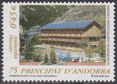 Poštovní známka Andorra Šp. 2001 Národní kulturní centrum, 10. výroèí Mi# 283