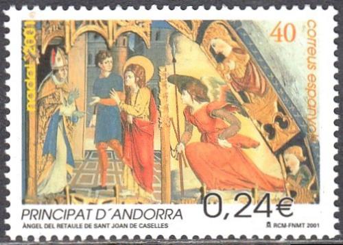 Potovn znmka Andorra p. 2001 Vnoce, nboensk umn Mi# 284 - zvtit obrzek