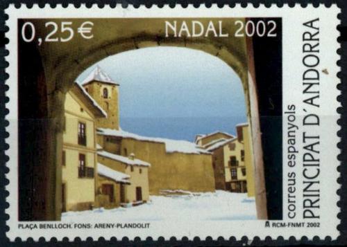 Poštovní známka Andorra Šp. 2002 Plaça Benlloch, Andorra la Vella Mi# 295