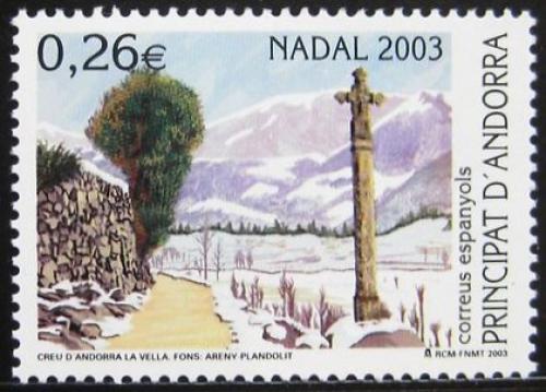 Poštovní známka Andorra Šp. 2003 Vánoce, umìní Mi# 306