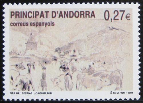Poštovní známka Andorra Šp. 2004 Trh Fira del Bestiar Mi# 310
