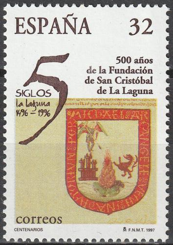 Potovn znmka panlsko 1997  San Cristbal de La Laguna, 50. vro Mi# 3357 - zvtit obrzek