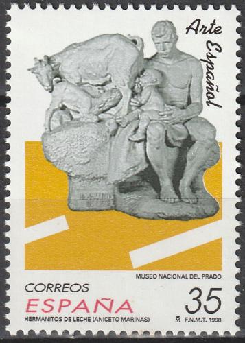 Poštovní známka Španìlsko 1998 Socha, Aniceto Marinas Mi# 3392