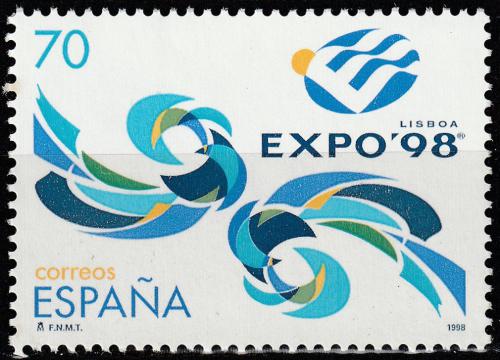 Potovn znmka panlsko 1998 Vstava EXPO 98 Lisabon Mi# 3393