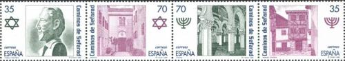 Poštovní známky Španìlsko 1998 Kulturní dìdictví židù Mi# 3435-38