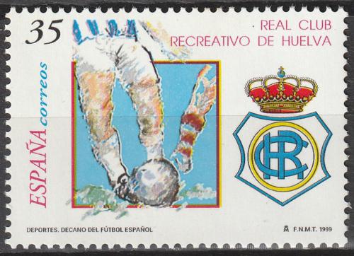 Potovn znmka panlsko 1999 Real Club Recreativo de Huelva Mi# 3478