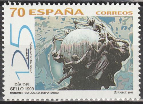 Poštovní známka Španìlsko 1999 UPU, 125. výroèí Mi# 3497