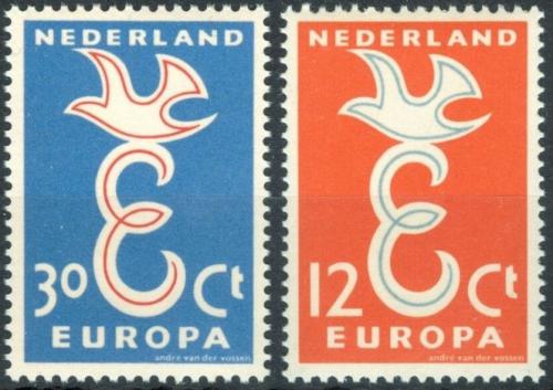 Poštovní známky Nizozemí 1958 Evropa CEPT Mi# 718-19