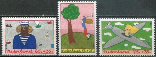 Poštovní známky Nizozemí 1987 Dìti a zamìstnání Mi# 1328-30