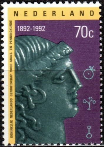Potovn znmka Nizozem 1992 Svaz numismatik, 100. vro Mi# 1443 - zvtit obrzek